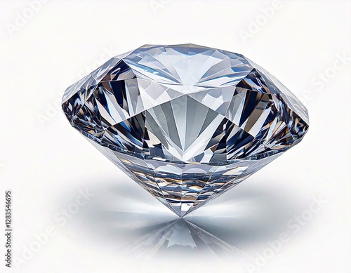 Diamond isolated on white background