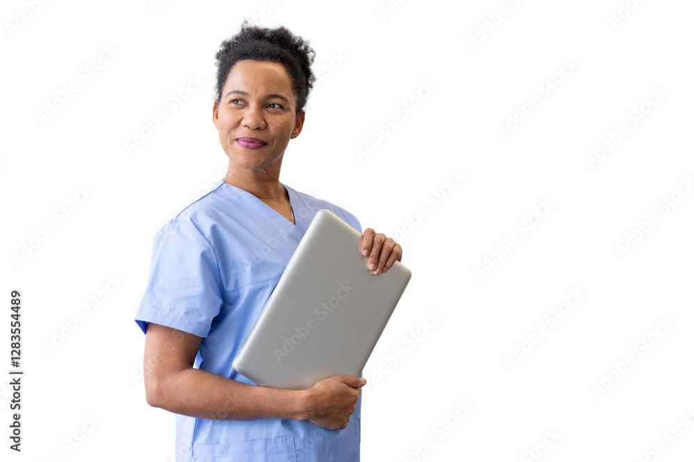 Portrait of a confident African American nurse Portrait of a confident African American nurse