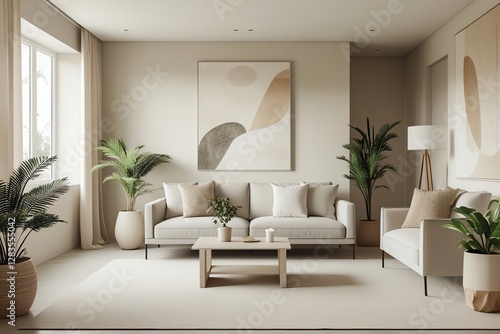 Calm interior design
