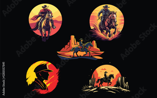 Horse Icon Set 