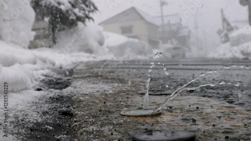 道路の消雪