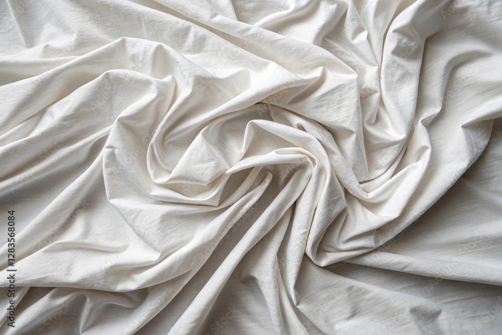 Silky white fabric, luxurious textile, soft folds, shimmering surface, elegant drapery, abstract texture, creamy ivory color, smooth satin material, flowing curves, delicate sheen Silky white fabric, luxurious textile, soft folds, shimmering surface, elegant drapery, abstract texture, creamy ivory color, smooth satin material, flowing curves, delicate sheen