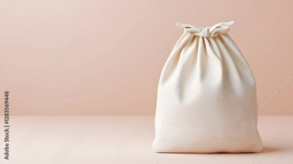 Creative presentation of a bag on a minimalist surface studio photography neutral colors close-up product design Creative presentation of a bag on a minimalist surface studio photography neutral colors close-up product design