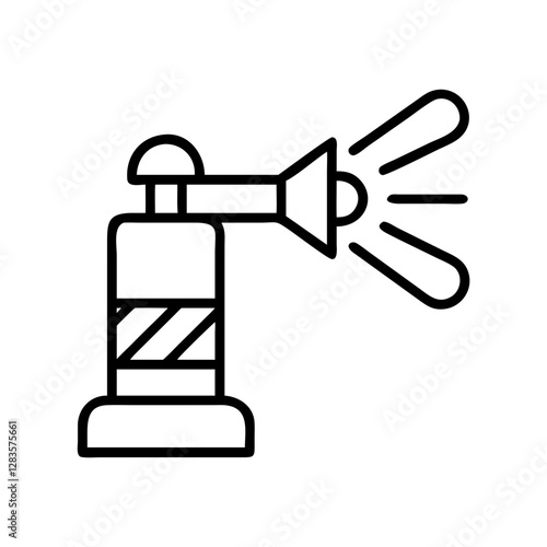 containment boom icon, containment boom line art - simple line art of containment boom, perfect for containment boom logos and icons