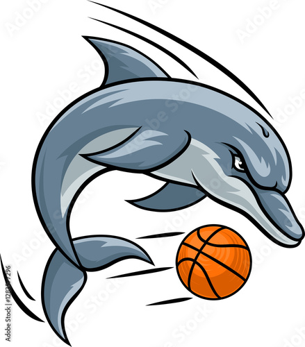 Dolphin Animal Basketball B...