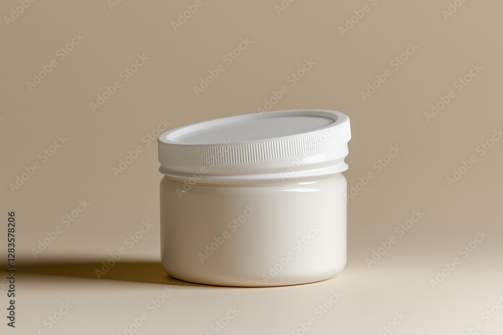 Innovative universal jar design with soft-touch finish for cosmetics featuring clean aesthetics and optimal usability in contemporary advertising Innovative universal jar design with soft-touch finish for cosmetics featuring clean aesthetics and optimal usability in contemporary advertising