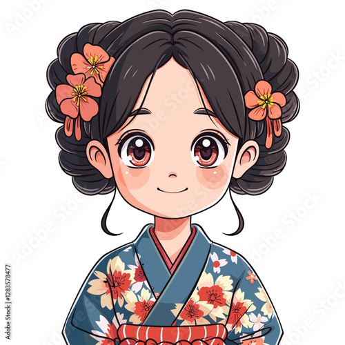 japanese girl in kimono
