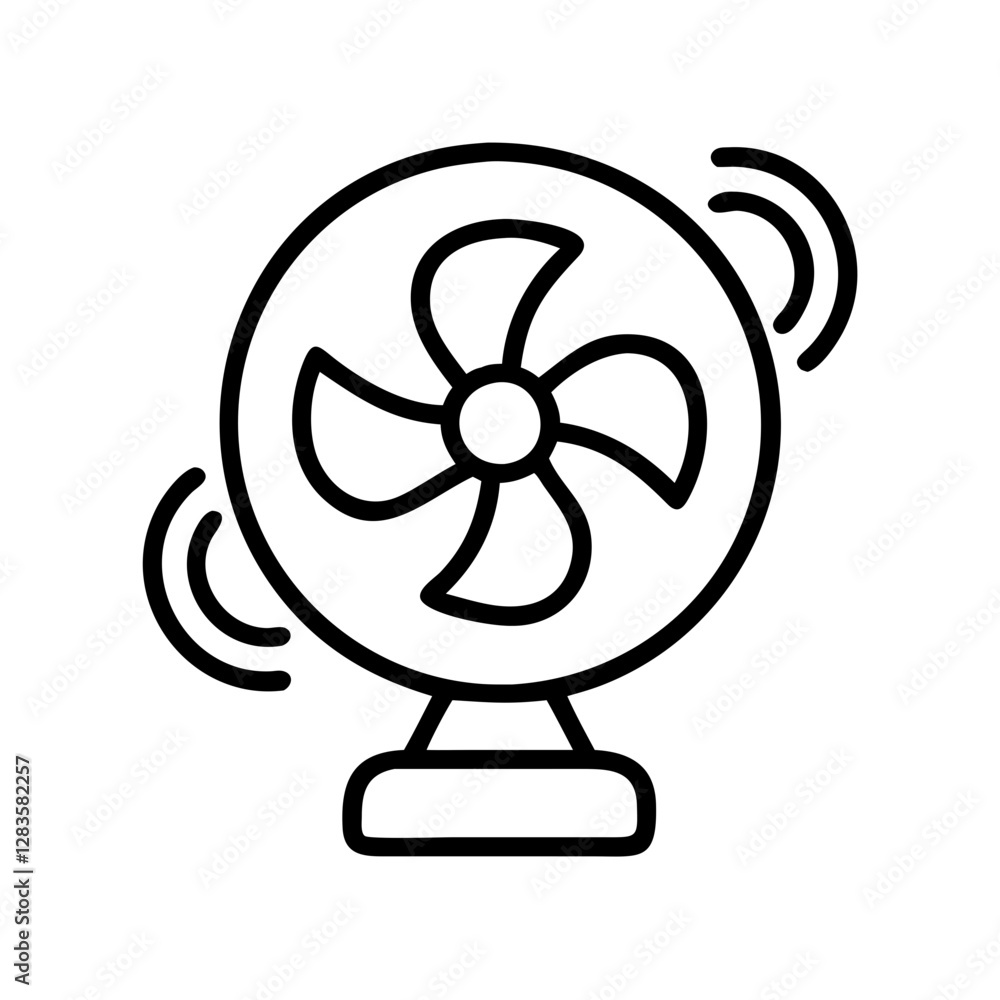 energy efficient fan icon, energy efficient fan line art - simple line art of energy efficient fan, perfect for energy efficient fan logos and icons energy efficient fan icon, energy efficient fan line art - simple line art of energy efficient fan, perfect for energy efficient fan logos and icons