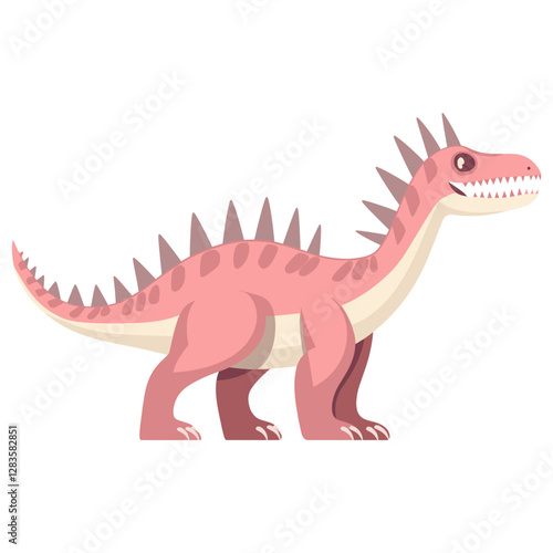 Spinosaurus illustration dinosaur animal vector