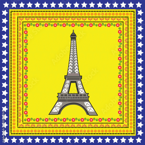 Pakistani Paris truck art editable eps file