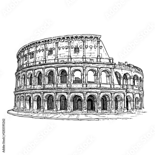 Colosseum colosseum architecture landmark vector