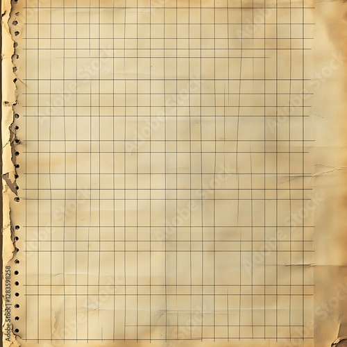 Aged Ledger Paper Notebook Background Texture