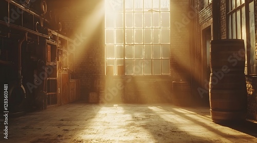 Abandoned mines under the sunshine and peaceful mines