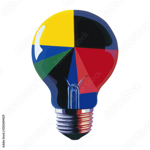 Light bulb illustration lightbulb electronics vector