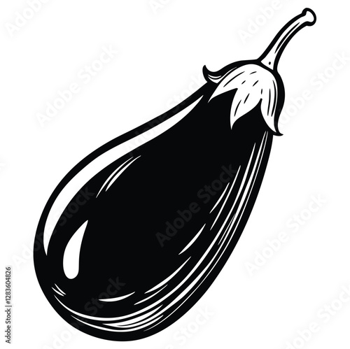 Beetroot vegetable outline black and white cute drawing. The vegetable is the main focus of the image. The vegetable adds a touch of nature and freshness to the scene. The image is simple and clear.