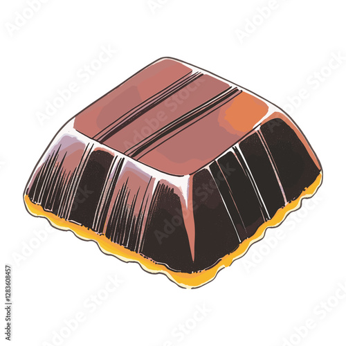 Chocolate illustration dessert confectionery vector