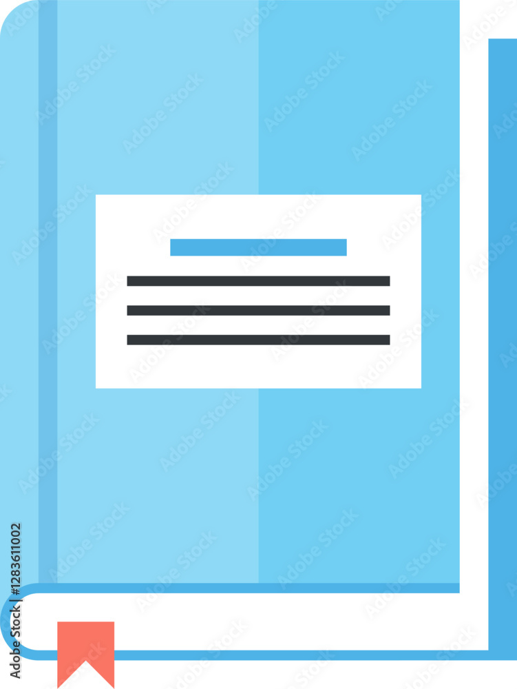 literature flat web icon concept literature flat web icon concept