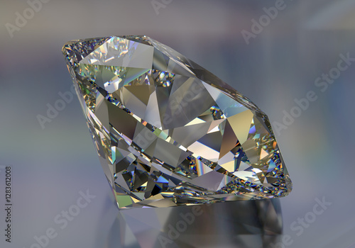 The diamond in close-up