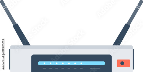 wireless lan flat web icon concept