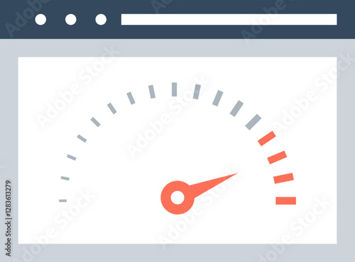 website optimization flat web icon concept