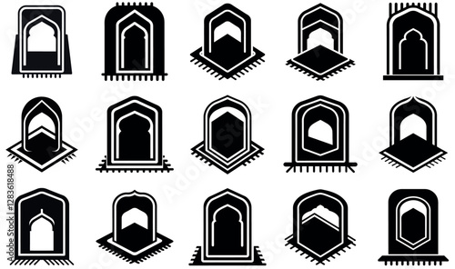 Collection of Islamic Prayer Mat Designs