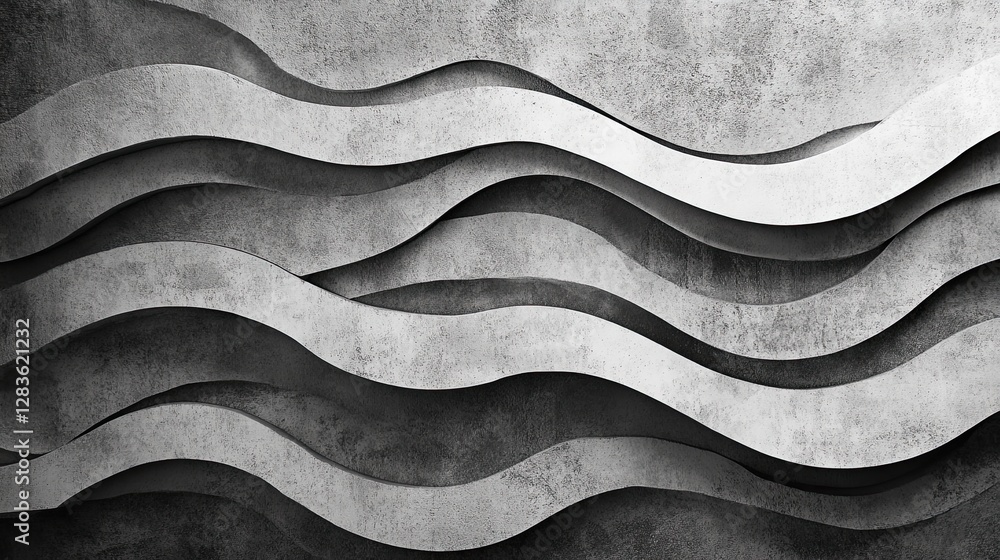 Abstract Ripple: A captivating, monochrome abstract design of undulating waves, evoking a sense of fluidity and serene motion. The textures and tones create a sophisticated, modern aesthetic. Abstract Ripple: A captivating, monochrome abstract design of undulating waves, evoking a sense of fluidity and serene motion. The textures and tones create a sophisticated, modern aesthetic.