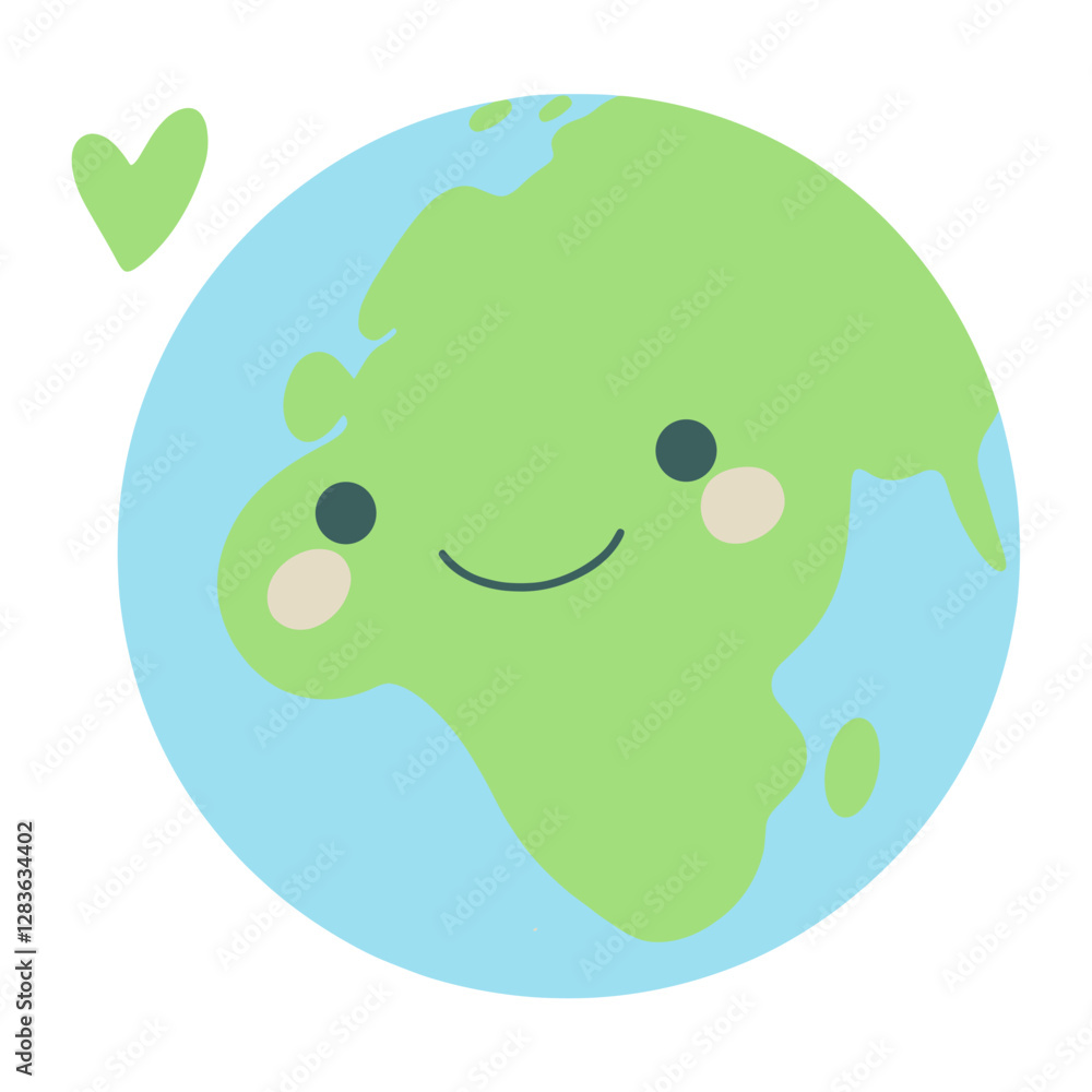 Earth day illustration planet earth vector Earth day illustration planet earth vector