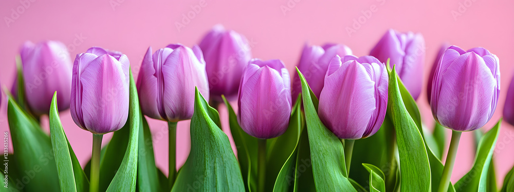 Purple tulips, green stems, macro photography
Purple tulips, green stems, macro photography