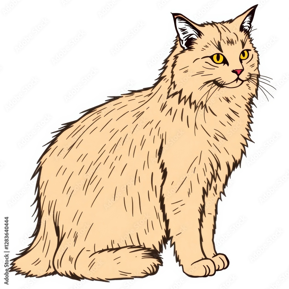 vector illustration of a cat vector illustration of a cat