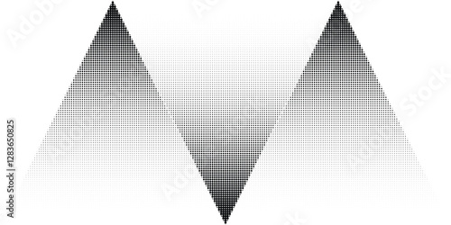 Vector abstract grunge halftone black dost texture background.