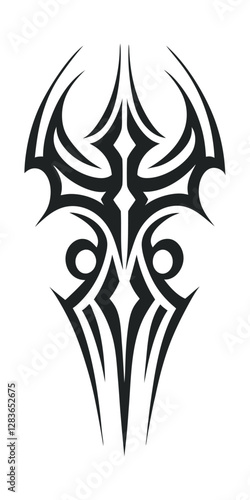 tribal pattern tattoo vector art design, tattoo tribal abstract sleeve, sketch art design isolated on white background.