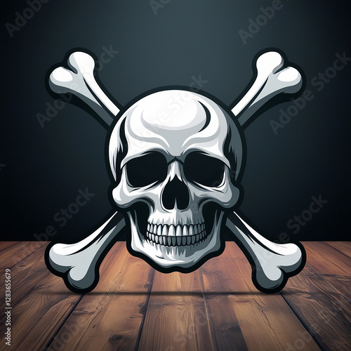 pirate skull and crossbones