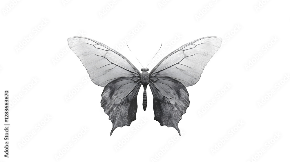 Fototapeta premium butterfly with wings transparent background png