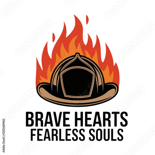 Fire Department vector t-shirt design for fire fighters.