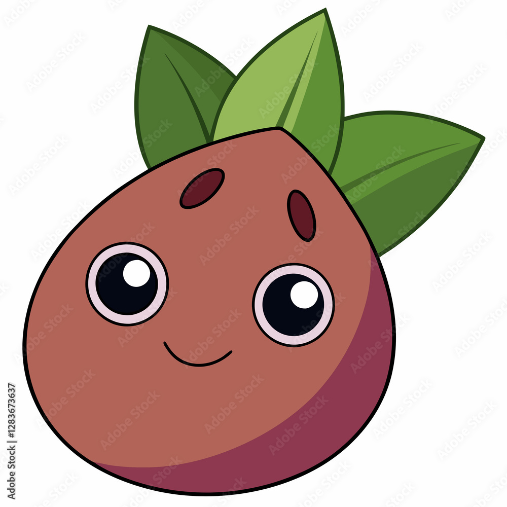 Fototapeta premium funny cartoon fruit