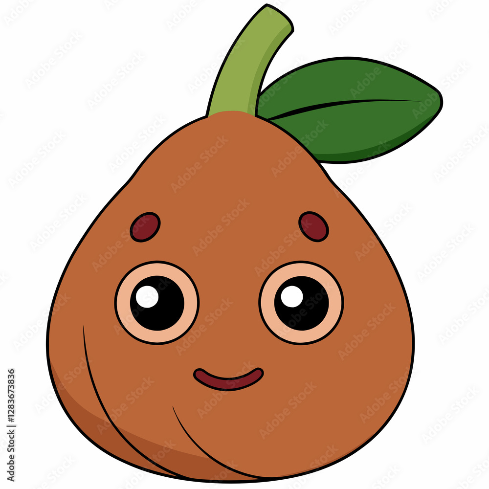 Fototapeta premium funny cartoon fruit