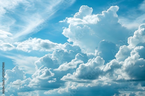 blue sky with clouds