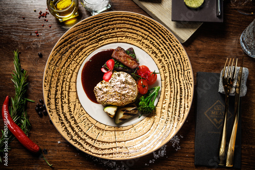 meat with vegetables