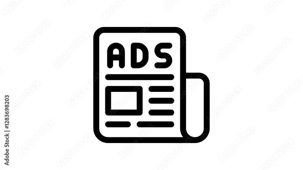newspaper animated icon newspaper animated icon