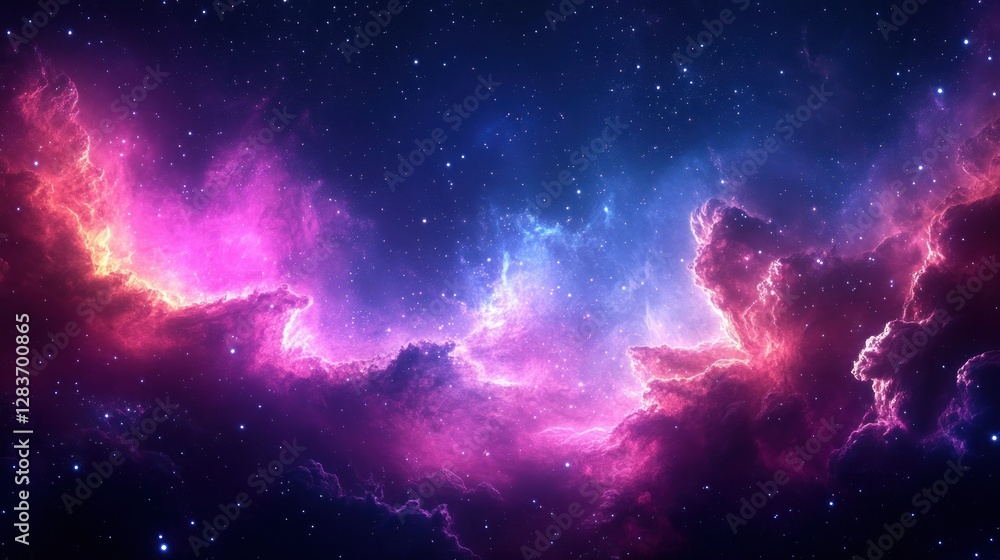 Cosmic nebulae swirls in deep space Cosmic nebulae swirls in deep space