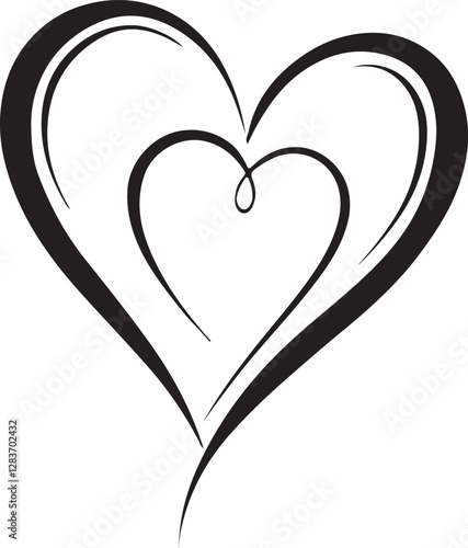 Isolated black heart symbol for post engagement icon Vector, black heart symbol for post engagement Silhouette,black heart symbol for post engagement icon set, black credit cheart symbol for post