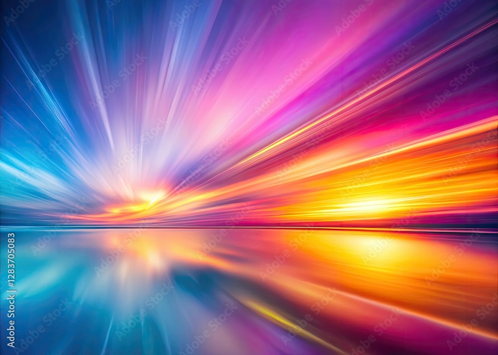 Obraz premium Long exposure pastel dream: abstract photography mockup, showcasing soft, blurred beauty.