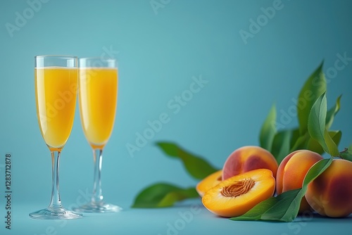 Peach Bellini Cocktail: A Refreshing Summer Drink Recipe photo