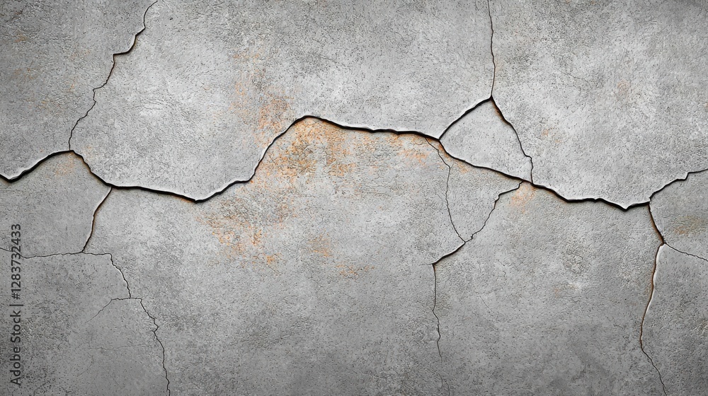 Obraz premium Subtle Gray Textured Background with Cracks and Gradients