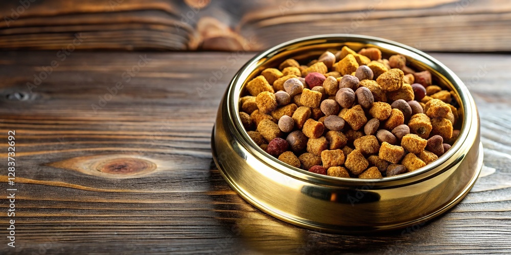 Pet food delivery with mirror reflection Pet food delivery with mirror reflection