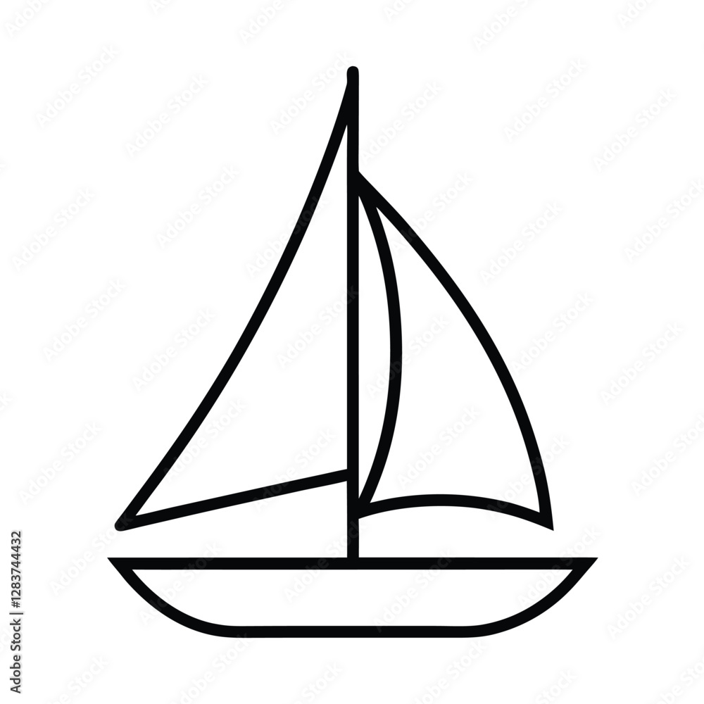 silhouette of a sailing ship silhouette of a sailing ship