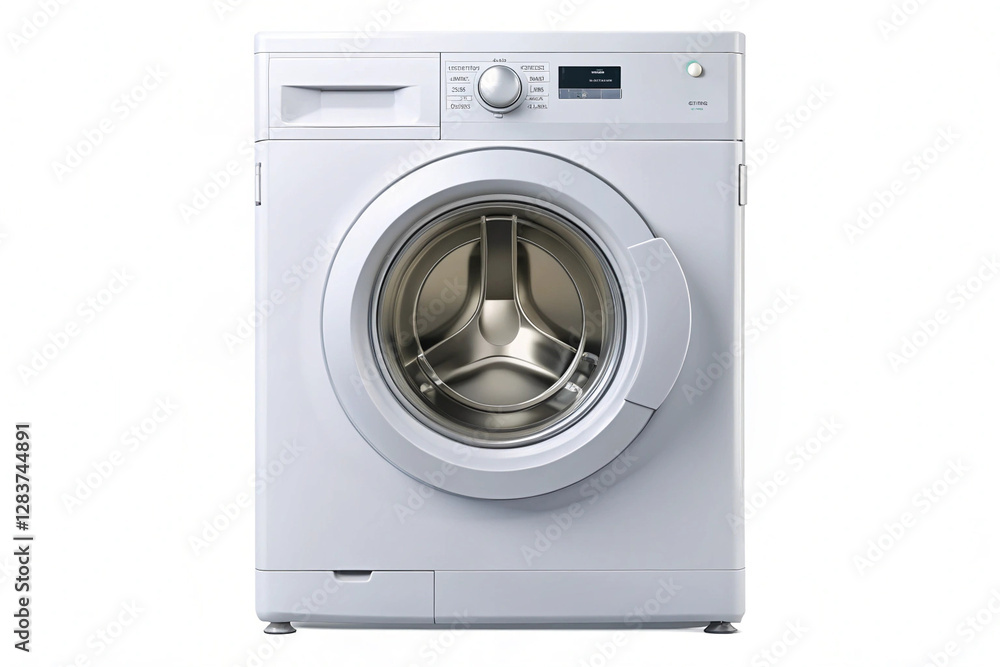 Laundry Day Essentials: A pristine, front-loading washing machine, embodying modern convenience and efficiency, stands as a symbol of domestic ease. Laundry Day Essentials: A pristine, front-loading washing machine, embodying modern convenience and efficiency, stands as a symbol of domestic ease.