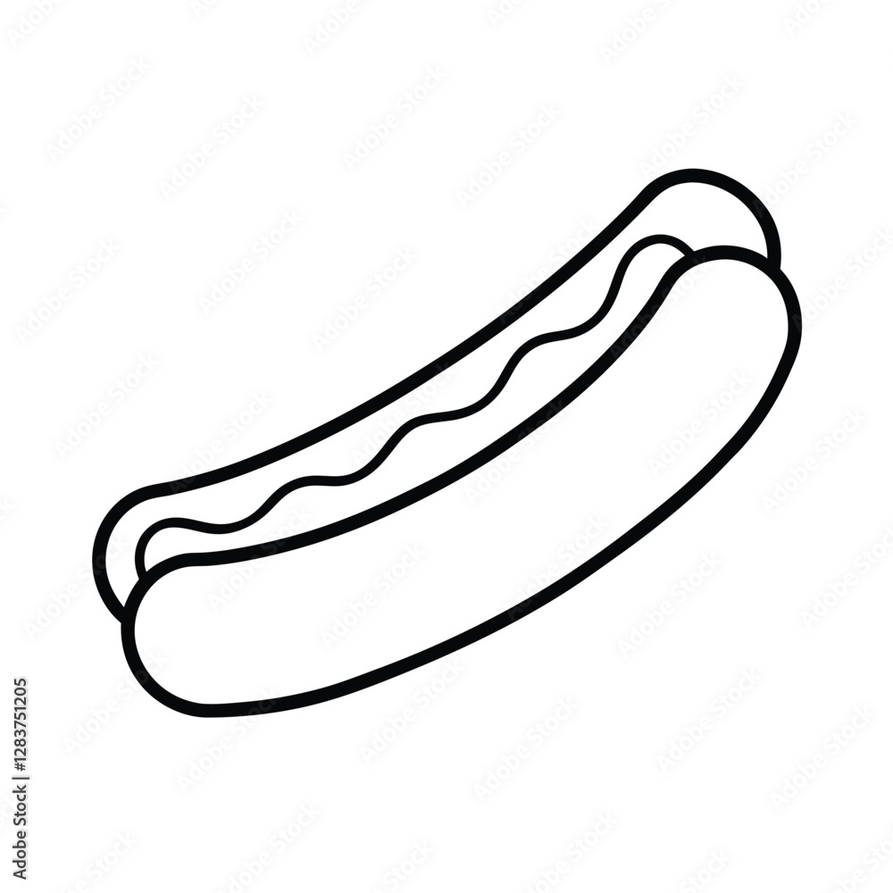 hot dog illustration hot dog illustration