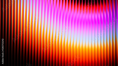 Vibrant gradient pattern with radiant fusion of warm and cool beauty intense colors. Minimalistic futuristic abstract background full of energy perfect for creative digital design. Vector illustration