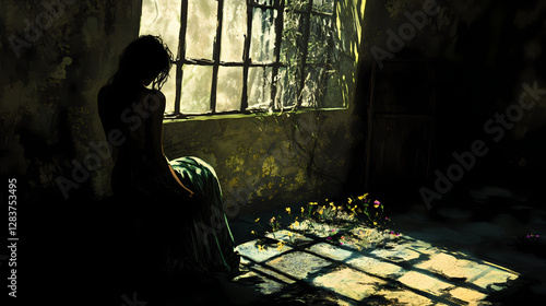 A lament of lost dreams **. Fading Memories in Shadows. Illustration